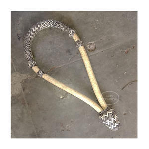 Bosal de cuero crudo más vendido en accesorios de caballo trenzado a mano de estilo occidental para venta al por mayor - Product Image 5