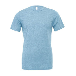 Bella Canvas Mens Heather CVC Camiseta de manga corta con cuello redondo Camisetas para hombres - Product Image 5