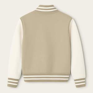 Windproof <b>Women</b> Warm Material Made Crop Varsity <b>Jacket</b> / Custom Pattern Latest Style <b>Women</b> Crop Varsity <b>Jacket</b> - Product Image 1