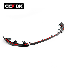 Para <span class=keywords><strong>BMW</strong></span> G42 M Sport 218i 220i <span class=keywords><strong>220d</strong></span> 230i 240i 2021-2026, alerón delantero de fibra de carbono seca estilo MP, divisor de labio inferior 51195A34859 - Product Image 2