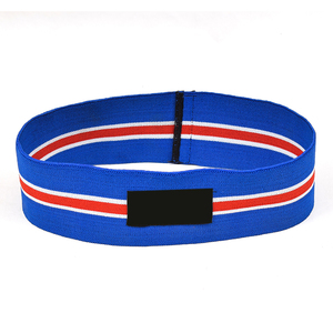 2021 New Design Custom Logo Gym Fitness Booty Band Exercise Stretch Hip Circle Printed <b>Fabric</b> with Resistant Loop - Product Image 6
