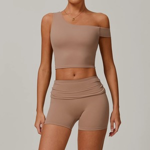 Sujetador deportivo de retazos de malla de verano para mujer, camisetas sin mangas ajustadas para gimnasio, ropa deportiva, chaleco con corpiño, Tops cortos, Bralette - Product Image 3