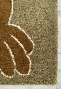 Prix du fabricant Ensemble de tapis en laine et coton faits à la main de style moderne pour enfants Tapis de cuisine indien touffeté à la main Technique de la pile coupée - Product Image 2