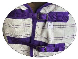 Couverture anti-mouches en maille équestre avec sangles de cou réglables, respirante, protection solaire - Product Image 3