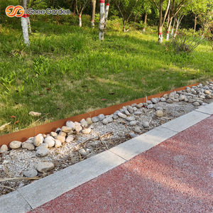 Lot de 6 bordures de jardin en acier Corten de 8 pouces avec loquets, robustes et faciles à installer pour les parterres de fleurs et les pelouses. - Product Image 4