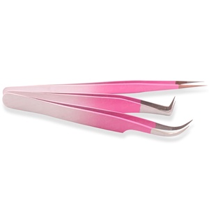 Hand-tested tips with no <b>gaps</b> ensuring a perfect sweet spot across <b>the</b> entire gripping surface eyelash extension tweezers - Product Image 5