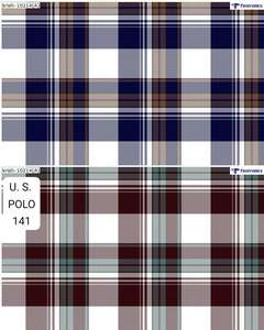 Tela de Camisa de Algodón Premium Estilo US POLO, Hilo Peinado Teñido, Técnica de Tejido a Cuadros para Vestidos de Niñas y Niños, Calidad Premium de Exportación - Product Image 6