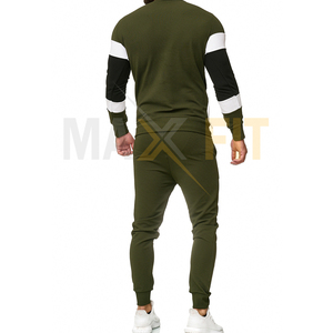 MAXFIT ENTERPRISES Ensemble de jogging et de sweat d'entraînement d'hiver pour hommes personnalisé Deux pièces de survêtement vierge de grande taille de New Training Wear - Product Image 4