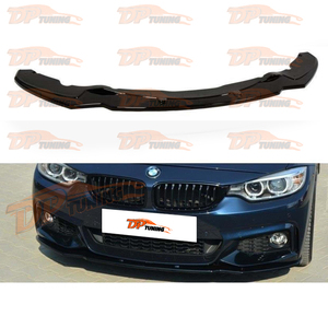 B.M.W 4 Series F32 F33 F36 M Thể Thao M Công Nghệ 2014 - 2020 MX Thiết Kế V1 Phía Trước Splitter Lip Blade Spoiler Đàn Piano Bóng Đen Nhựa - Product Image 3