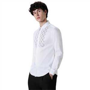 <b>Mens</b> Stylish Full Sleeve Designer <b>Shirt</b> with <b>Sequin</b> Embroidery Modern Slim Fit, and Premium Fabric for Party Wear - Product Image 5