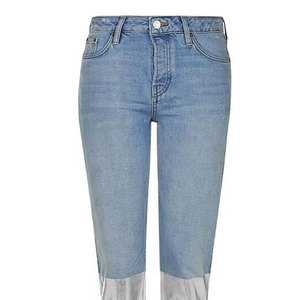 Pantalones vaqueros de hombre elásticos gruesos de alta calidad, Pantalones rectos sueltos con decoración de botones, mezclilla informal de talla grande de cintura media a la venta - Product Image 6