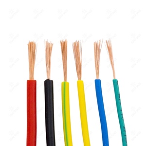 Pvc cách điện linh hoạt bị mắc kẹt đồng 2x0.50 mét nyaf cáp cho bảng điều khiển điện và thiết bị hệ thống dây điện với nhiệt độ cao - Product Image 4