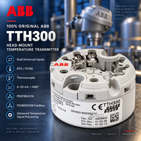 Transmetteur de température ABB TTH300 100 % original, à fixation sur tête, 4-20 mA HART, double capteur RTD Pt100, thermocouple, entrée universelle