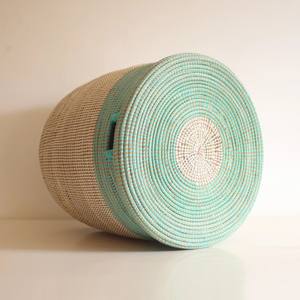 Panier en herbe marine pour l'organisation et le rangement des placards, organisateur en fibre naturelle, paniers en herbe marine - Product Image 6