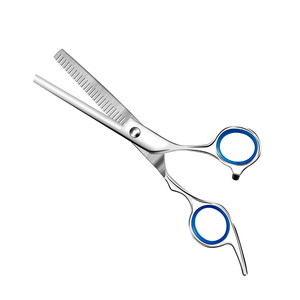 Kit de ciseaux à effiler professionnels en acier inoxydable pour la coupe de cheveux, pour usage par les barbiers - Product Image 1