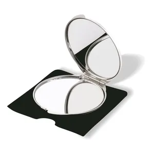 Soraia Custom Merchandising <b>Foldable</b> Round Printed Aluminum Compact <b>Mirror</b> for Promotional Purposes - Product Image 1