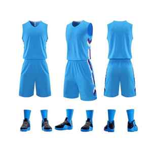 Nouveau style de kit d'uniforme de basket-ball pour hommes avec logo personnalisé uniforme de basket-ball de sublimation sportive de haute qualité à bas prix - Product Image 2