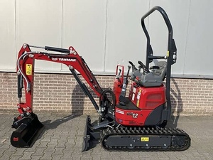 Mini-excavatrice Yanmar VIO12 de 1,2 tonne, excavatrice sur chenilles à queue zéro, excavatrice hydraulique compacte pour l'aménagement paysager et la construction - Product Image 5