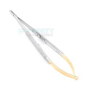 Portaagujas Castroviejo Reutilizable de 140 mm, Acero Inoxidable, Herramientas Quirúrgicas para Cirujanos Profesionales - Product Image 2