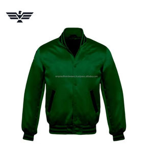 Chaqueta Bomber Clásica para Hombre, 100% Poliéster, con Calefacción, para Invierno, Estilo Universitario, Brillante, Informal, Holgada - Product Image 6