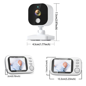 Camera giám sát thú cưng thông minh 3.5 inch màn hình LCD 2.4G truyền không dây theo dõi thời gian thực âm thanh hai chiều - Product Image 5