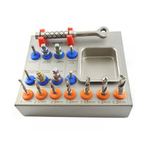 Juego de instrumentos de elevación sinusal de 7 piezas de Odontología de implantes, con caja de casete de esterilización gratuita - Product Image 1