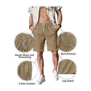 240 GSM con pantalones cortos de playa ligeros de alta y calidad superior para hombres con pantalones cortos de playa de poliéster 100% para hombres - Product Image 3