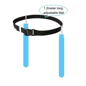 Drapeau réglable en PVC avec ceinture pour les jeunes enfants et les adultes, taille personnalisée en couleur pleine, ensemble de ceintures de drapeau de sport de rugby, de football et de soccer - Product Image 6