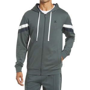 Vêtements de rue de haute qualité sur la taille en gros à capuche vêtements de mode homme sweats à capuche à fermeture éclair vierges - Product Image 5