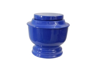 Urnes de crémation en aluminium classique avec revêtement en poudre de couleur grise Urnes de crémation en métal avec couvercle - Product Image 2