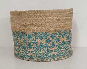 Cesta de almacenamiento tejida plegable lavable hecha a mano de cuerda de algodón de Venta caliente cestas de lavandería cestas con asas - Product Image 5