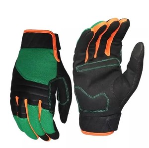Guantes de Trabajo de Seguridad Antivibración, Resistentes a Cortes, de Cuero de la Mejor Calidad, Guantes Mecánicos Resistentes, Anti Impactos y a Prueba de Golpes - Product Image 4