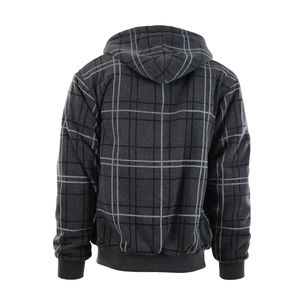 High Quality <b>Oversize</b> Pullover Plaid Hoodie Knitted Fleece <b>Cardigan</b> Coat Men Private Label Sportswear Tracksuit Winter Digital - Product Image 4