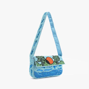 Bolso de Mano de Algodón con Cuentas Hecho a Mano, Elegante Bolso de Noche para Mujer, HUSSAIN CRAFTS, Colores Mixtos, Diseño Personalizable - Product Image 1