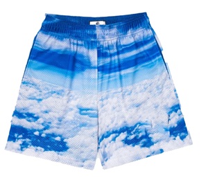 Men Star Pattern Knitted Mesh Sports Shorts Breathable Quick Dry <b>Athletic</b> Training Running Elastic Waist Casual Gym Wear - Product Image 4