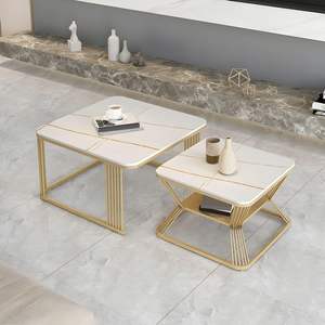 Table basse avec base artistique et plateau en verre adapté aux espaces de vie de luxe et aux intérieurs modernes - Product Image 3