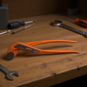 Pinze a Cerniera Chiusa Regolabili Verniciate Arancioni Poligrip - Product Image 3