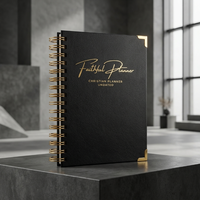 Carnets de planification d'affaires spirale de haute qualité, organiseurs, classeurs, impression de livres personnalisés à couverture rigide, blocs-notes