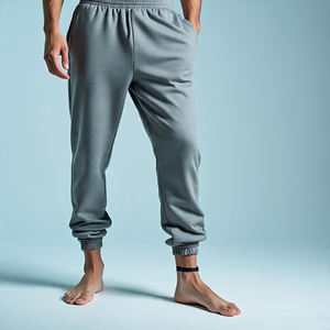 Customized Double Waistband Sweatpants Heavyweight Jogger Double Waistband Men's Sweatpants Custom Men's Streetwear <b>Trouser</b> - Product Image 4