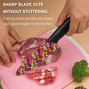 Vente chaude 5 ensembles de cuisine en céramique Ensemble de cuisine japonais Couteau de chef en plastique Prix d'usine Livraison rapide Écologique Shopify Dropshipping - Product Image 6