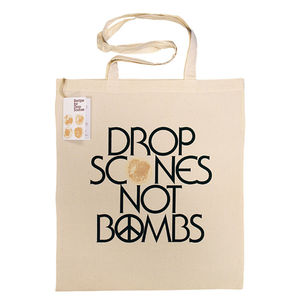 Bolso de lona de algodón con estampado promocional de figura de Ballet, bolso de viaje, bolso de lona rojo reutilizable - Product Image 3