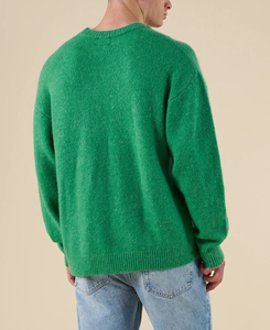 Pull en tricot pour homme 100% coton Fil doux de qualité supérieure Chaud Respirant Anti-froissement Séchage rapide Style d'hiver Décontracté Confortable Quotidien - Product Image 4