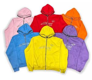 Best <b>material</b> perfect cutting private logo Zipper popular design custom color top quality All color plus size new Zipper Hoodie - Product Image 1