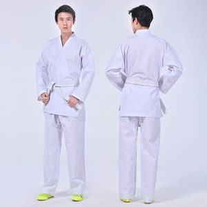 Traje de karate de peso pesado uniforme GI Karate ropa competitiva ligera impresa logotipo personalizado - Product Image 3