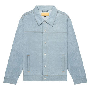 Veste en jean classique pour hommes Nouveau style Veste en jean pour hommes Vente en gros Tissu en coton de haute qualité Conception de logo de marque personnalisée OEM - Product Image 1