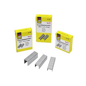 Surtido de grapas de repuesto Easy Work, 6 x 500 piezas, grapas de alta calidad - Product Image 3