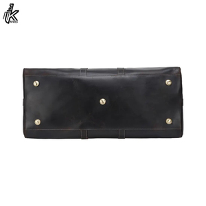 Sac de voyage en cuir véritable Crazy Horse à prix promotionnel, sac de voyage en cuir véritable - Product Image 4