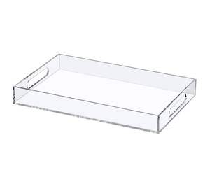 Bandeja Portátil Transparente de Acrílico con Acabado Lacado para Servir Comida Individualmente, Vajilla Moderna para Cocina, Apta para Lavavajillas - Product Image 3