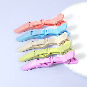 Pinzas de Pelo Antideslizantes Personalizables con Logotipo, Pinzas de Cocodrilo para Seccionar, Pinzas Multicolores con Diseño Articulado para Cabello Grueso - Product Image 2