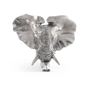 Stylish Silver <b>Elephant</b> Napkin Ring Perfect for Tabletop Decor Home Dining Events Holiday <b>Tables</b> and Gifting Purpose Use - Product Image 5